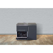 Stengel - Mini-Küche Miniküche Premiumline MPGSSG110GSIKFliBre Schiefergrau