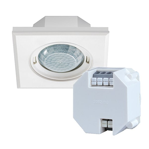 ESYLUX - Bussystem-Bewegungsmelder Design-Präsenzmelder PD-FLAT #EP10428715 DALI