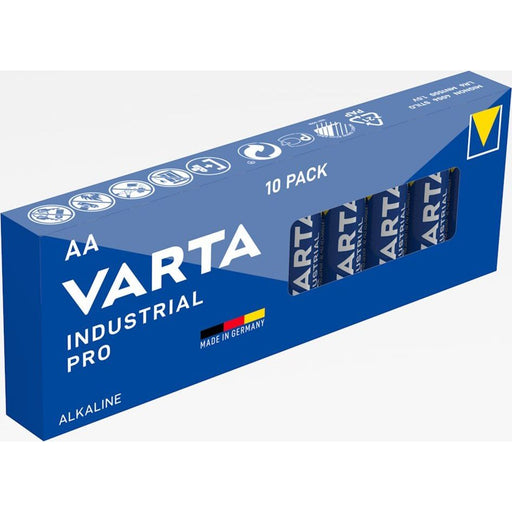 Varta Cons.Varta - Batterie Industrial AA 4006 PRO AA Stück Mignon, LR6, Al-Mn − 10 Stück