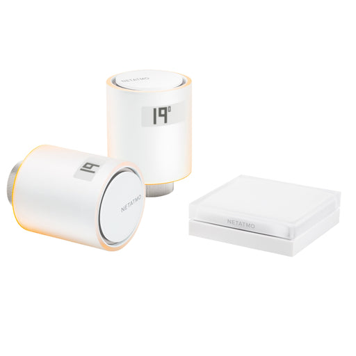 Legrand - Thermostatisches Regelelement für Ventil mit Fernfühler/-bedienung Heizkörperthemostat NETATMO NVP-PRO Starterpaket