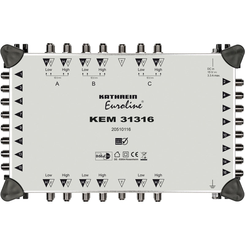 Kathrein - Multischalter KEM 31316 13 auf 16 kaskadierb