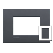 Legrand (BT) - Abdeckrahmen LL-Air Rahmen 3+3Modul LNC4826AR anthrazit