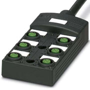 Phoenix Contact - Passiver Sensor-/Aktor-Verteiler (mit Leitung) Sensor-/Aktor-Box SACB-6/12-L #1452673 5-pol.Code-A 180°10m