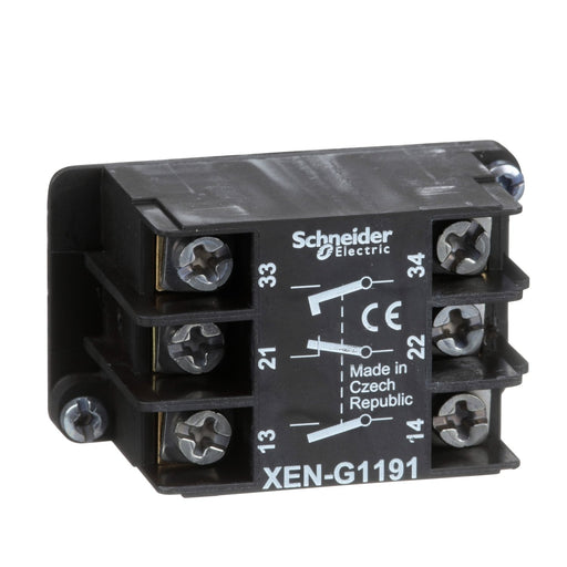 TE Sensors - Hilfsschalterblock Hilfsschalter XENG1191 S+Ö STUFE 2 1S
