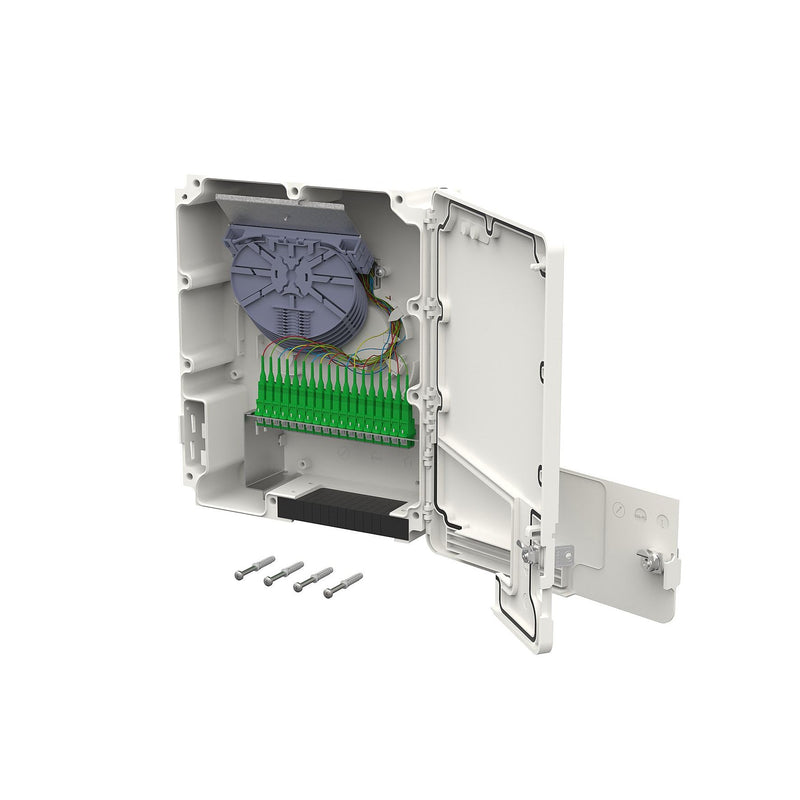 Metz Connect - Patchpanel LWL OpDAT MV 18xSC-S APC 15036C91A18-E OS2 splice IP54