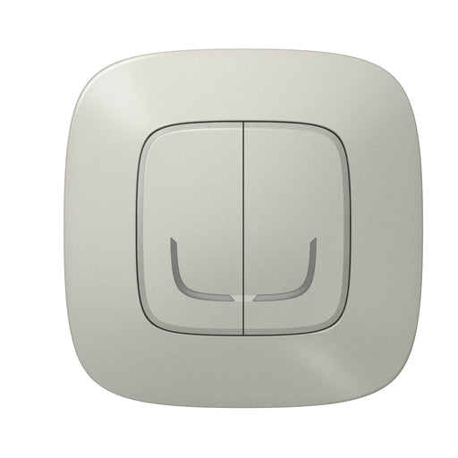 Legrand - Funksender Wandsender 2-Fach Legrand 752787 Aluminium