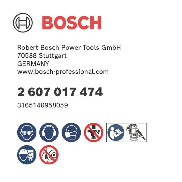 Bosch - Werkzeugset PRO Nutfräser- Set, 2607017474 gemischt Schaft 6 mm