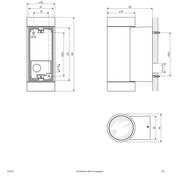 EVN Lichttechnik - Decken-/Wandleuchte Wandleuchte 637201N ws 230V GU10 2x11W IP54