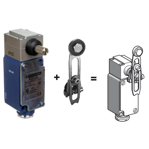 Telemechanique Sensors - Einzelpositionsschalter Positionsschalter XC2JC10131 IP65 m.Schwenkhebel