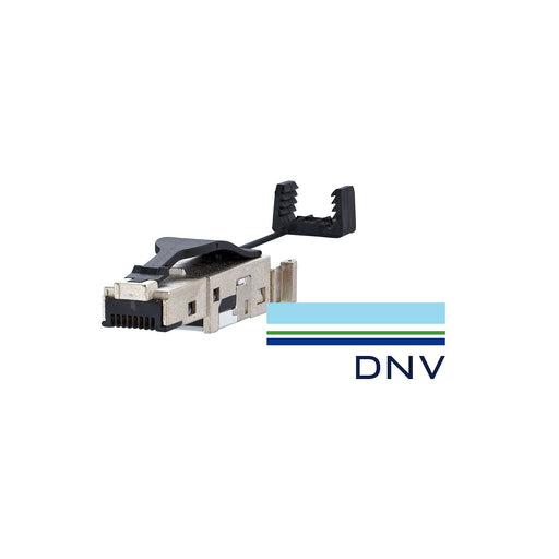 Metz Connect - Modularer Steckverbinder E-DAT Industry RJ45 Field 1401405012-DNV sw Cat.6 ClassEA DNV − 10 Stück