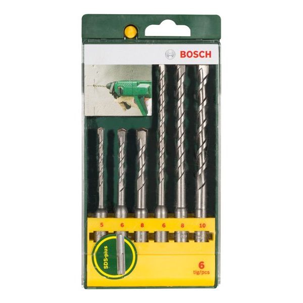 Bosch - Bohrer-Set Hammerbohrer-Set SDS plus, 2607019447 6-teilig 5 - 8 mm
