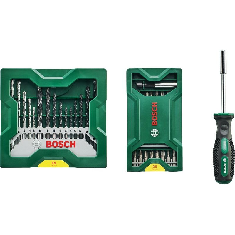 Bosch - Werkzeugset 25+15+1 Mini-X-Line 2607017655 Sets plus Griff