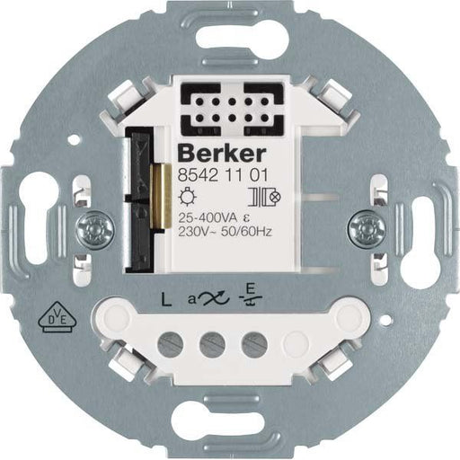 Berker - Dimmer Tastdimmer 1-fach (R,L) 85421101 2-Draht Tragring rd