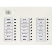 TCS Tür Control - Türstation für Türkommunikation Audio Außenstation PUK 24 PUK24/3-WS Tasten 3-spaltig UP
