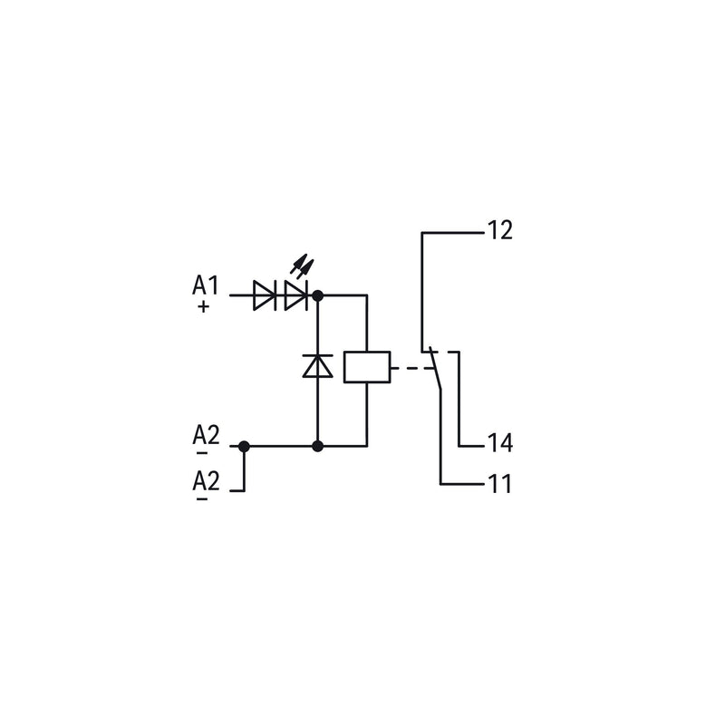 WAGO - Schaltrelais Relaismodul 288-304 DC 24 V,1W,grau