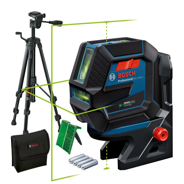 Bosch - Messlaser Baulaser 0601066M01 GCL 2-50 G Baustativ
