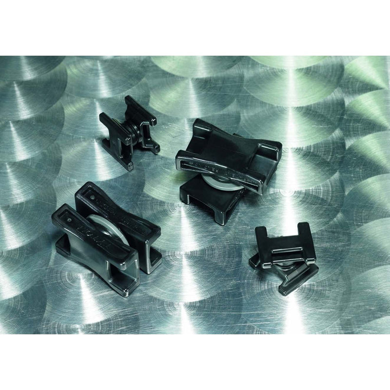 HellermannTyton - Befestigungssockel und -element für Kabelbinder Verbindungselement DSWS4 sw − 2200 Stück