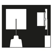 Jung - Behindertenelement für Installationsschalterprogramme Notrufsystem Zugtaster NRS LC 0834 ZT 221 vert clair