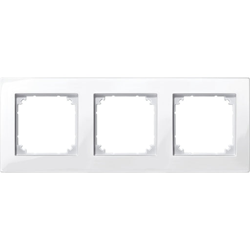 Merten - Abdeckrahmen M-PLAN-Rahmen 3f. pws/gl 515319