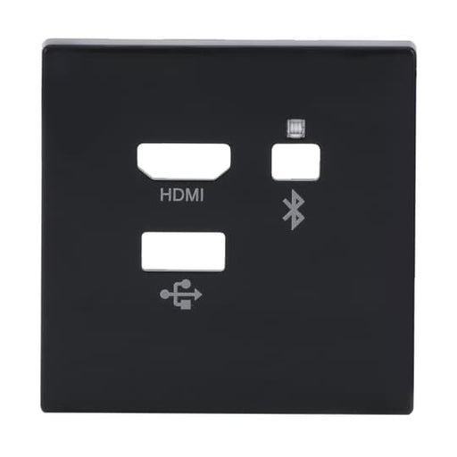 Busch-Jaeger - Einsatz/Abdeckung für Kommunikationstechnik Zentralscheibe 8256-81 Media Connector