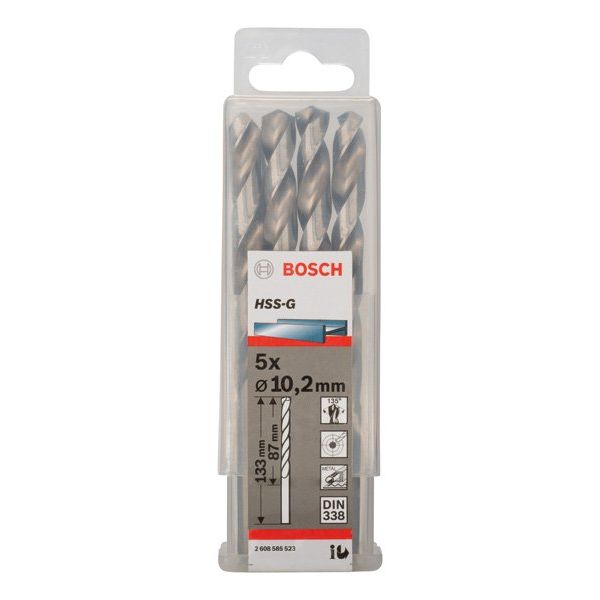 Bosch - Bohrer PRO Metal HSS-G 2608585523 Spiralbohrer 10,2 x