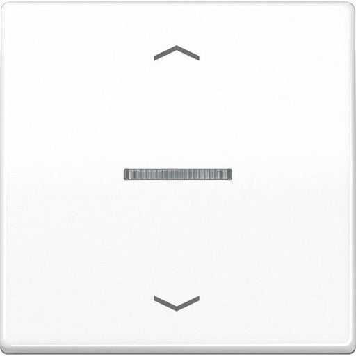 Jung - Abdeckung/Bedienelement für Installationsschalterprogramme Wippe Symbole/Lichtl.aws AS 591 KO5P WW für Taster