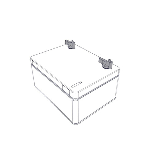 Rose System - Komponente für Tür (Schaltschrank) Knebelgriff mit Schloss 216100020 für Polyglas