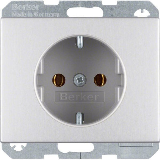 Berker - Steckdose SCHUKO-Steckdose Alu 41157003