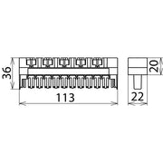 DEHN - Blitzstromableiter für Informations-/MSR-Technik Blitzstromableiter DRL 10 B 180 DEHNrapid LSA f.10DA