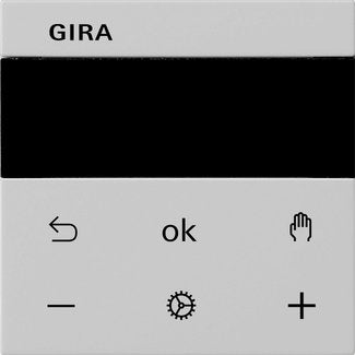 Gira - Bedienelement intelligent Raumtemperaturregler-Displ 5393015 grau