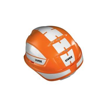Uvex - Schutzhelm pheos B orange m.Lftg. 9772226 Reflexset − 25 Stück