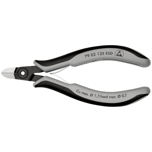 Knipex - Seitenschneider Elektronik-Seitenschneider 79 02 125 ESDSB − 1 Stück