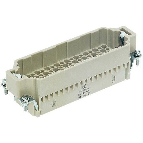 Harting - Kontakteinsatz für Rechtecksteckverbinder Steckverbinder-Einsatz 09162083001 Han 108DD-HMC-M-c