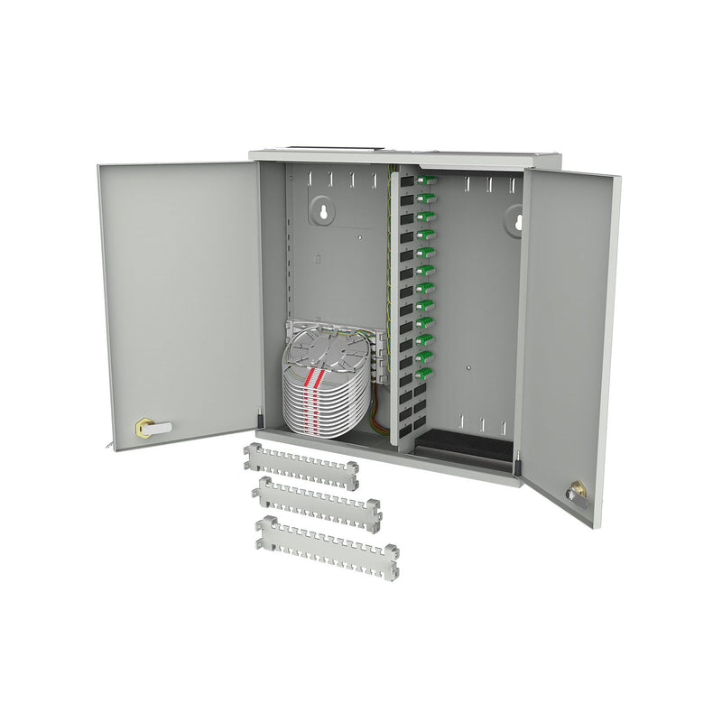 Metz Connect - Patchpanel LWL OpDAT Wandverteiler 1503397A12-C M12xLC-Q APC OS2