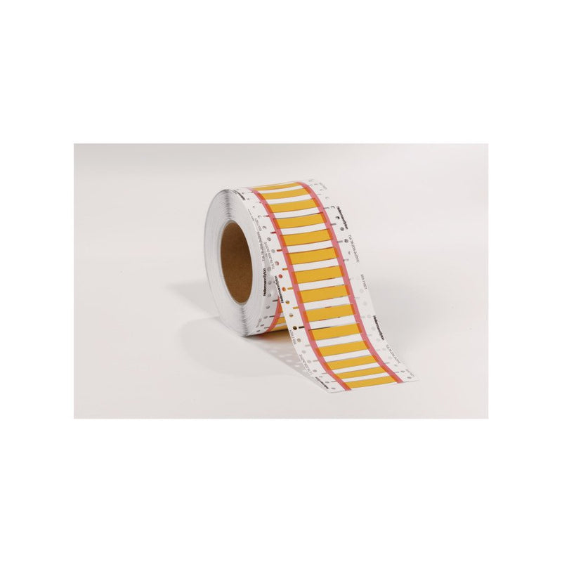 HellermannTyton - Kabelmarkierungssystem Warmschrumpfschlauch TULT#55371031 VE500 12-4DS-1x50-YE