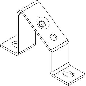 Icotek - Komponente für die Aufstellung/Anreihtechnik (Schaltschrank) Montagefüße MF-A49 − 10 Stück