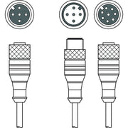 Leuze - Konfektioniertes Sensor-Aktor-Kabel Verbindungsleitung K-Y1 M12A-2#50118182