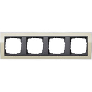 Gira - Abdeckrahmen 4fach 0214778 klar sand