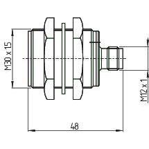 Schmersal - Einweg-Lichtschranke Sensor BNS 303-02Z-ST-2211