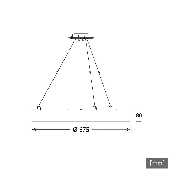 LTS Licht&Leuchten - Pendelleuchte LED-Pendelleuchte SKILP310.830.1DALIsi 830, DALI, si