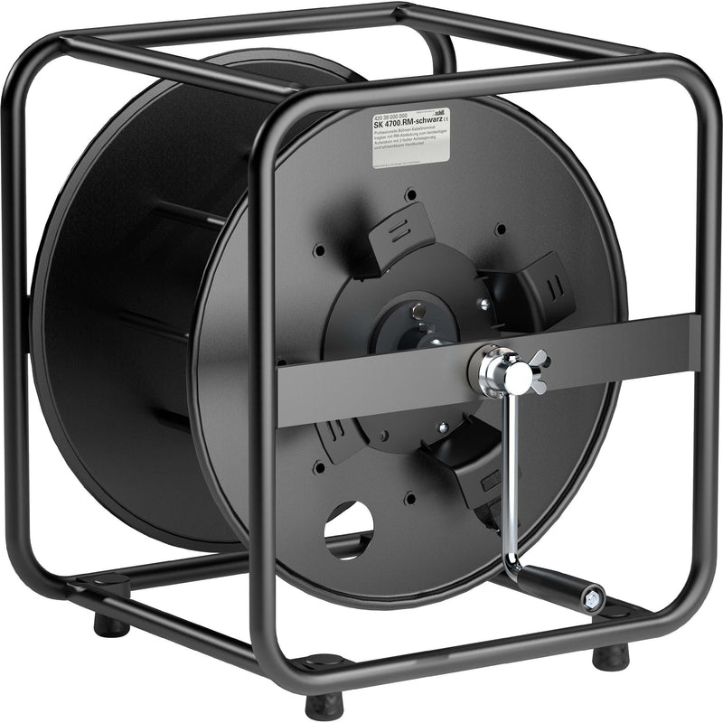 Schill - Kabeltrommel Stahlblech-Kabeltrommel SK 4700.RM-schwarz mit Hilfsspule
