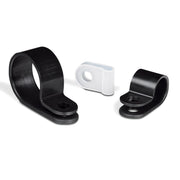 HellermannTyton - Befestigungsschelle für Kabel/Rohre Befestigungsschelle H6P-HS-BK-C1 schwarz − 100 Stück