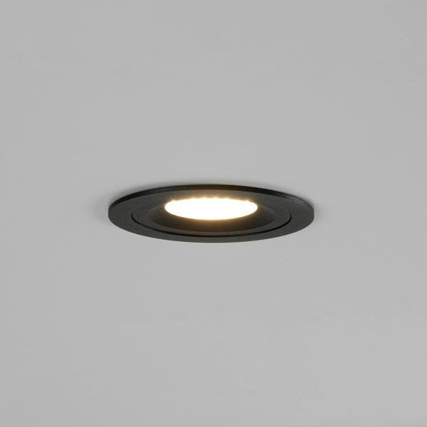 Brumberg Leuchten - Downlight/Strahler/Flutlicht Einbaumodul rund 45007180 strukturschwarz