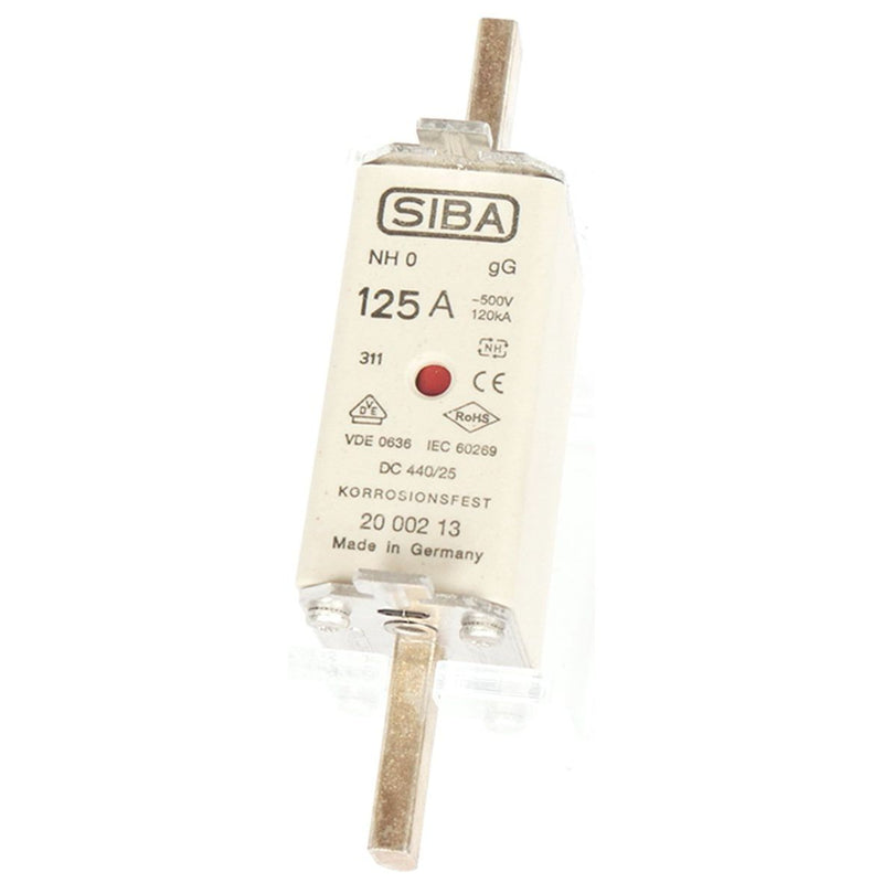 Siba - Messersicherung NH-Sicherungseinsatz 2021008.160 160A NH0 aM 690V − 3 Stück