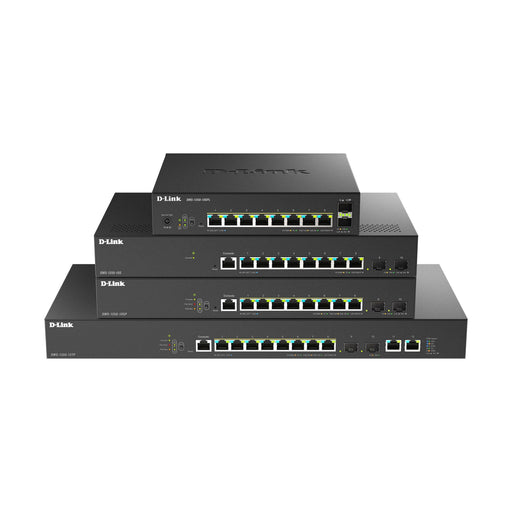 DLink - Netzwerk Switch 10-Port 2.5G BASE-T PoE, DMS-1250-10SPL/E 2-port 10G SFP+ port
