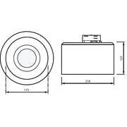 Philips Lighting - Downlight/Strahler/Flutlicht 3D-LED-Leuchte TCKTT 20S/ #38961100 830