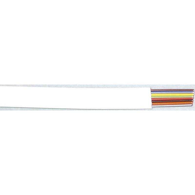 E+P Elektrik - Konfektionierte Fernmeldeleitung Telefon-Flachkabel TK 81 8adrig − 50 Meter