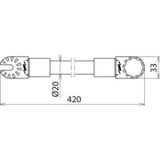DEHN - Zubehör/Ersatzteile für Sicherheitsgeräte Isolierstangen-Verläng. ISV 420 ZK MS L 420mm