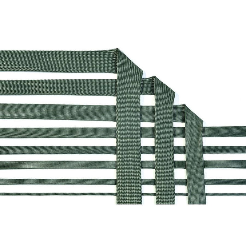 HellermannTyton - Hohlgeflechtschlauch NOMEX-Geflechtschlauch HEGMAN-04 grün − 100 Meter