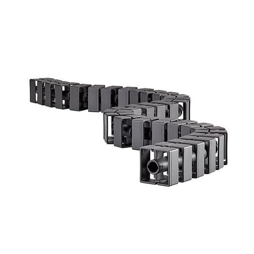 Bachmann - Kabelführung für Gehäuse/Schränke Kabelschlange Quadro 930.018 schwarz